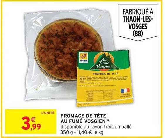 Au Fumé Vosgien Fromage de tête