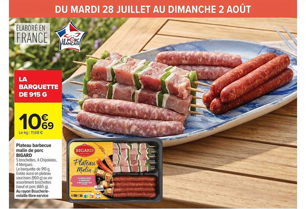 BIGARD Plateau Malin