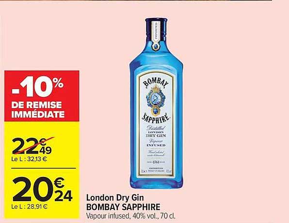 BOMBAY SAPPHIRE London Dry Gin