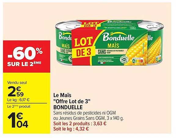 Bonduelle Maïs