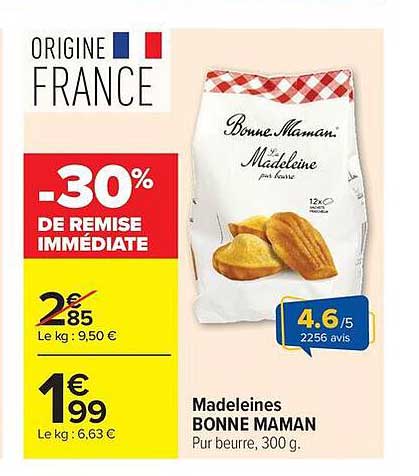 BONNE MAMAN Madeleines