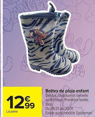 Bottes de pluie enfant