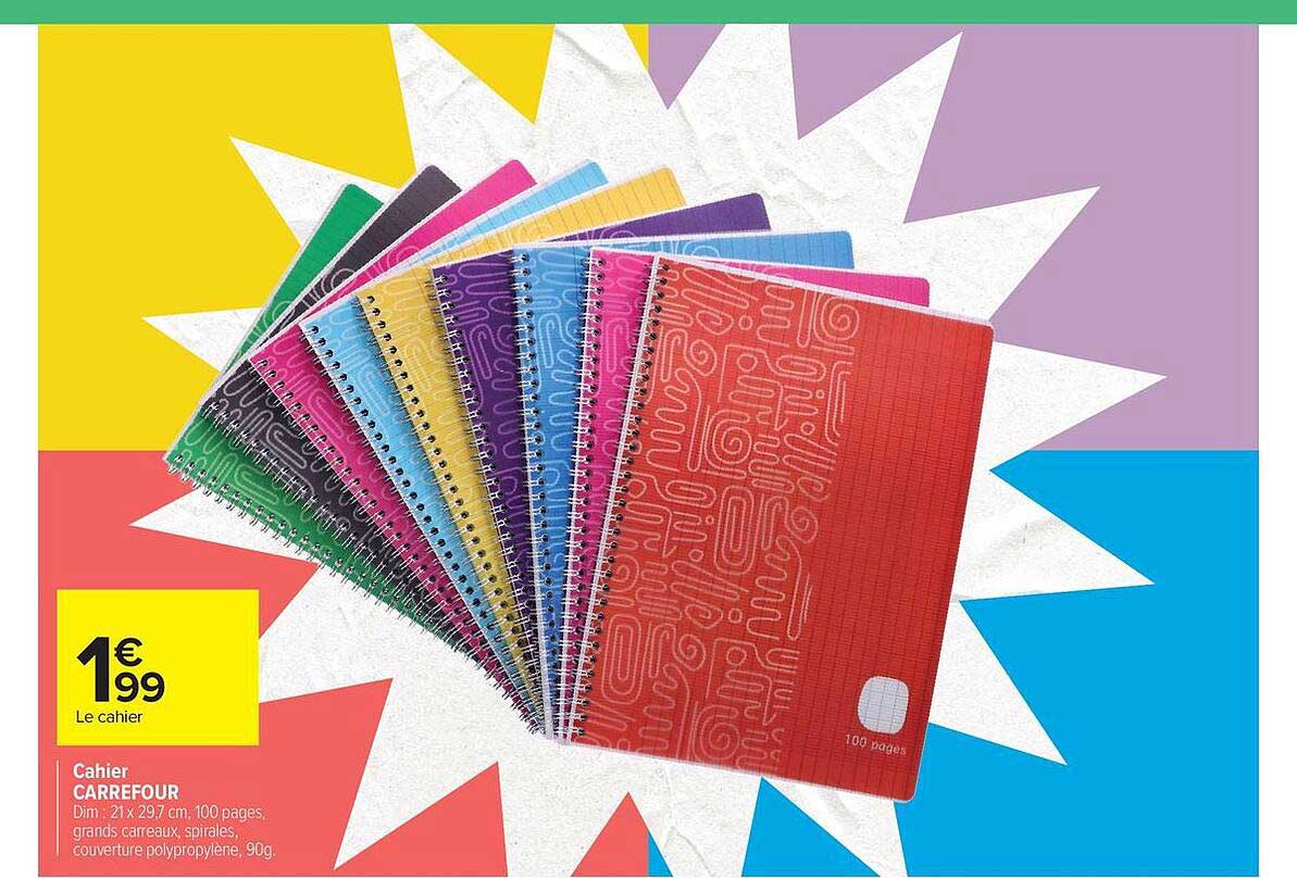 Cahier CARREFOUR