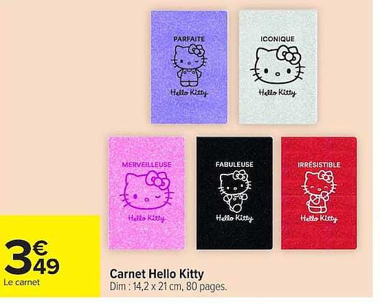 Carnet Hello Kitty