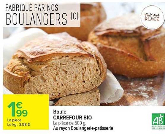 CARREFOUR BIO Boule