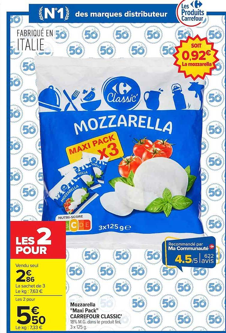 Carrefour Classic Mozzarella