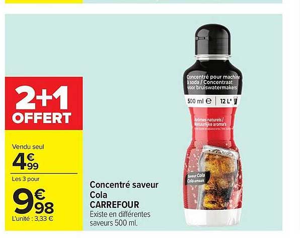 CARREFOUR Concentré saveur Cola