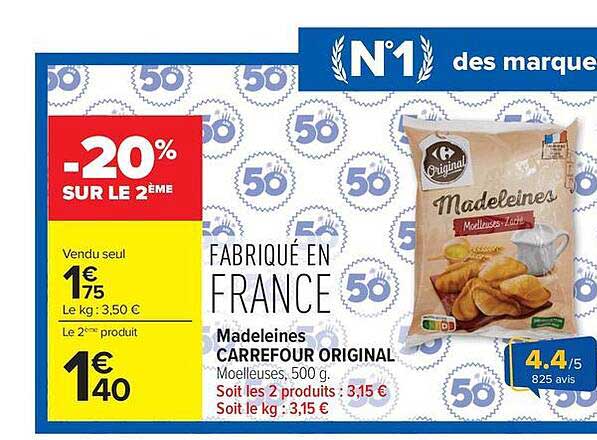 Carrefour Original Madeleines