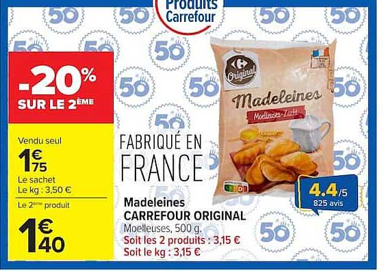 Carrefour Original Madeleines