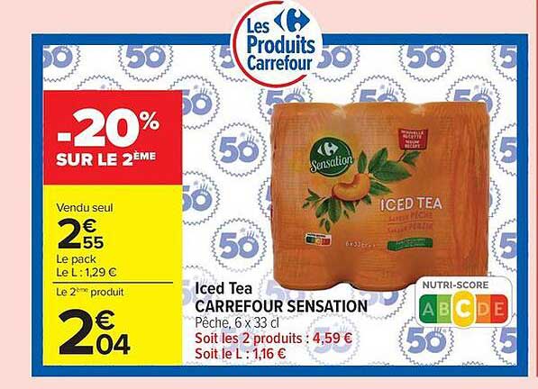 Carrefour Sensation Iced Tea