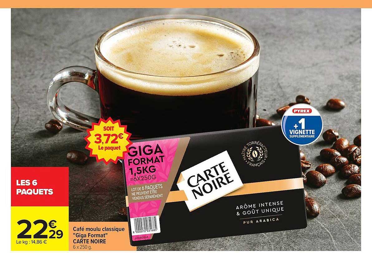 Carte Noire Giga Format