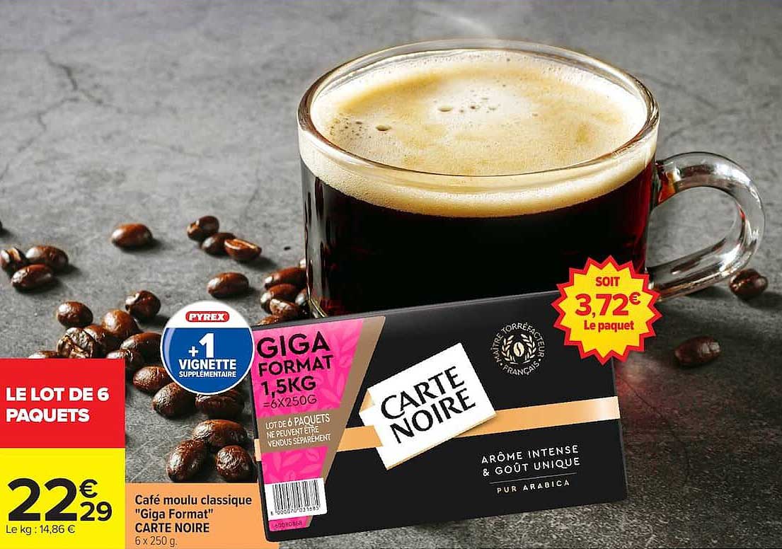 Carte Noire Giga Format