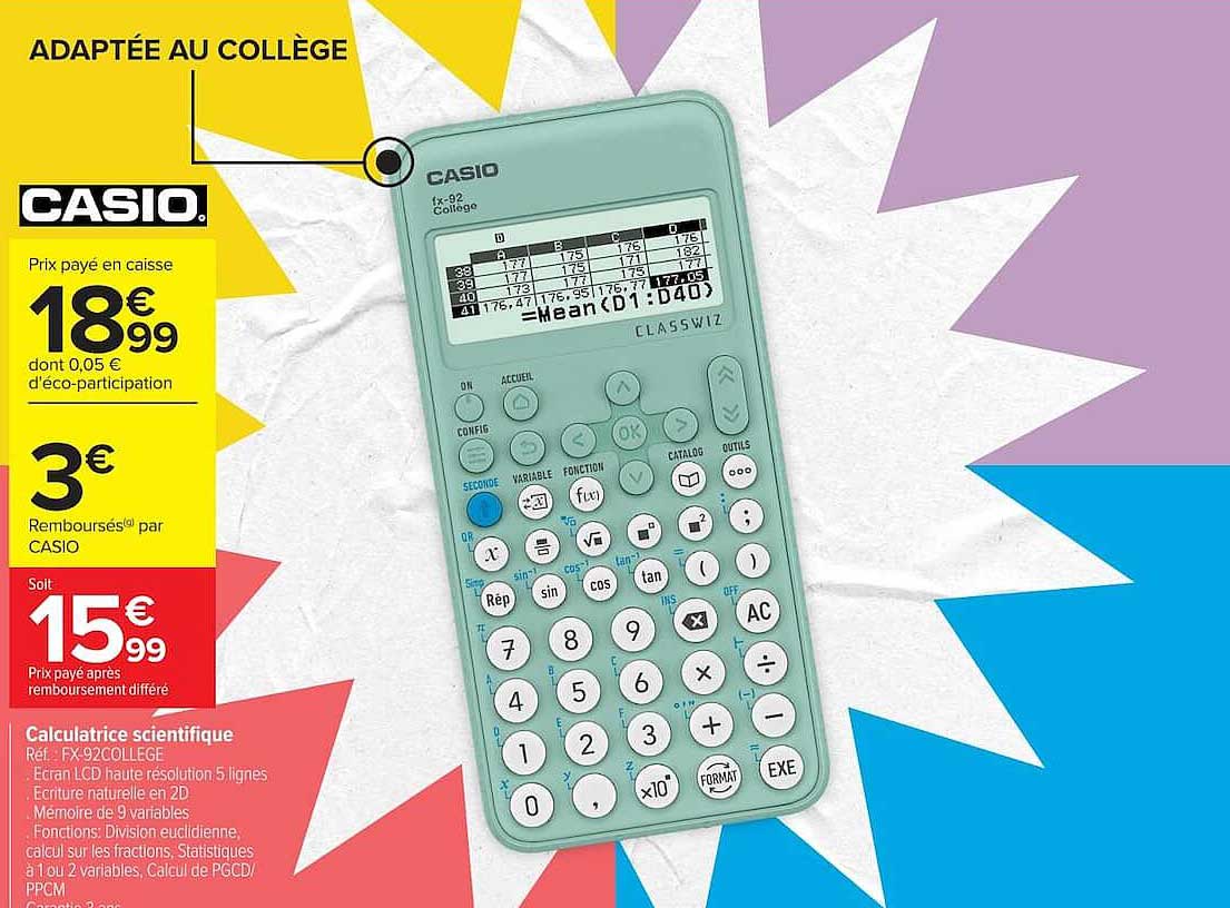 CASIO fx-92 College