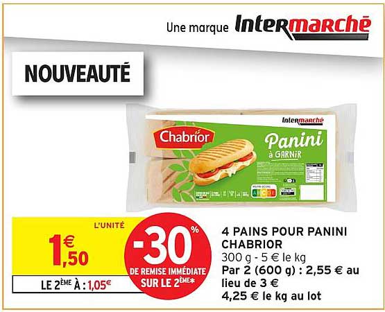 Chabrior Panini à GARNIR