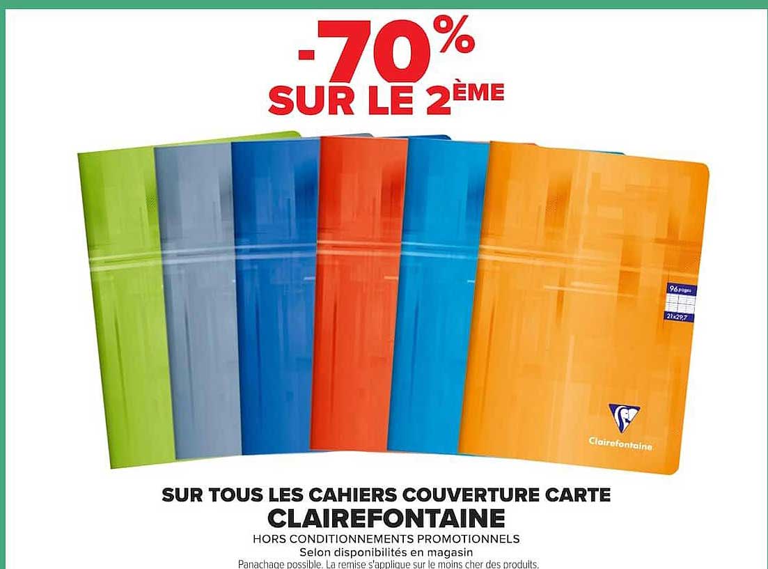 Clairefontaine cahiers couverture carte