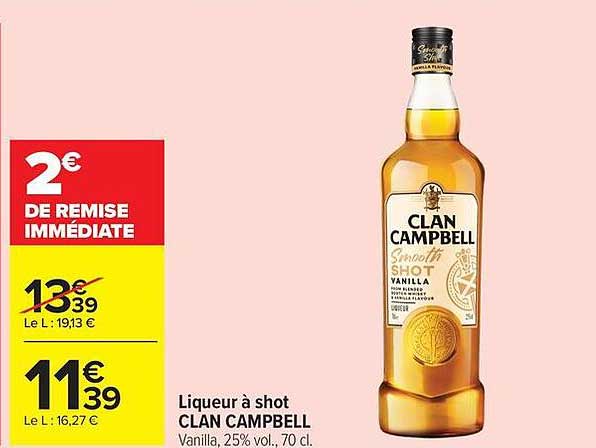 Clan Campbell Vanilla Shot
