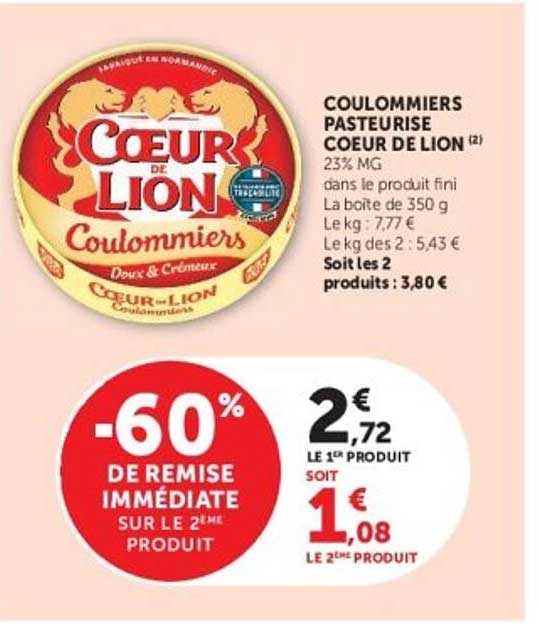CŒUR DE LION Coulommiers