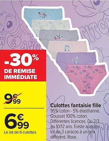 Culottes fantaisie fille