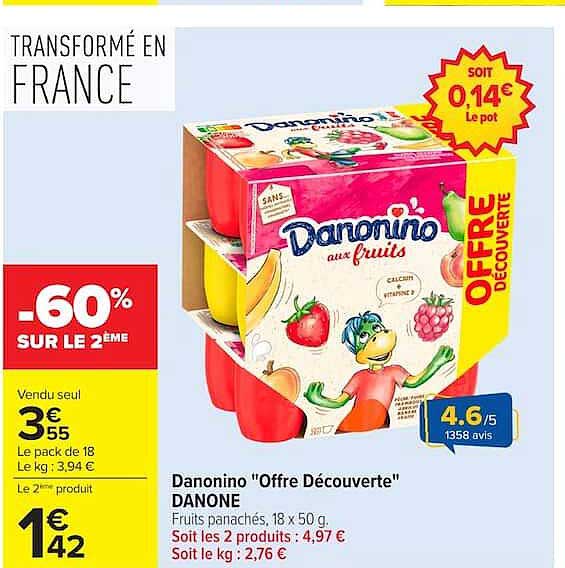 Danonino 'Offre Découverte' DANONE