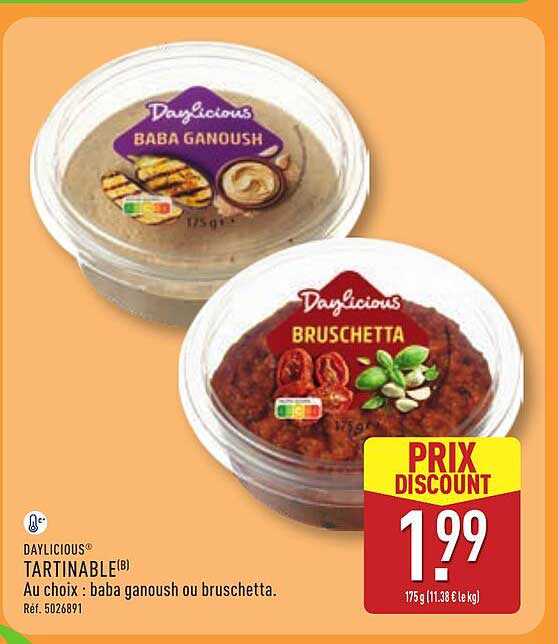 Daylicious Tartinable