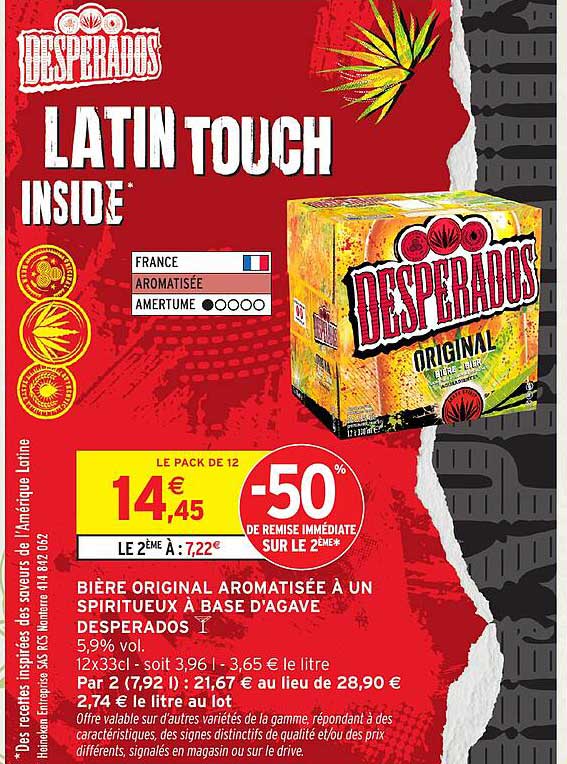 Desperados Latin Touch Inside