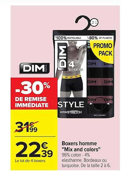 DIM Boxers homme