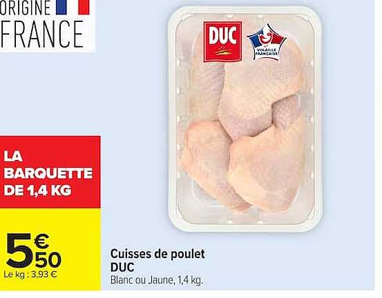 DUC Cuisses de poulet