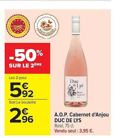 Duc de Lys CABERNET D'ANJOU