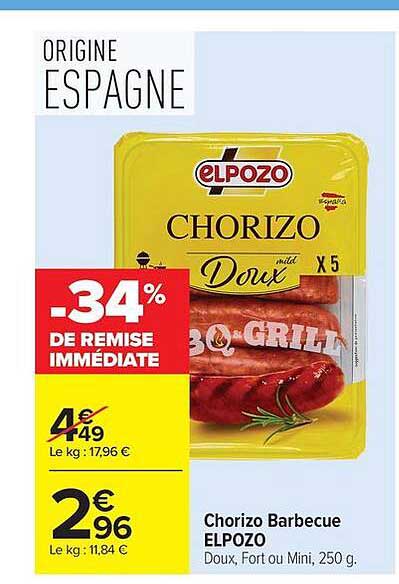 ELPOZO Chorizo Barbecue