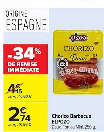 ELPOZO Chorizo Barbecue