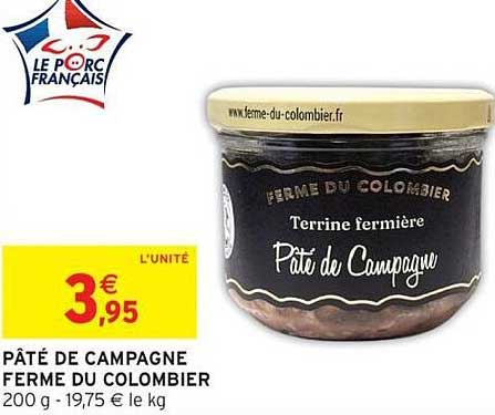 Ferme du Colombier Pâté de Campagne