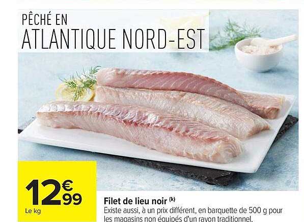 Filet de lieu noir