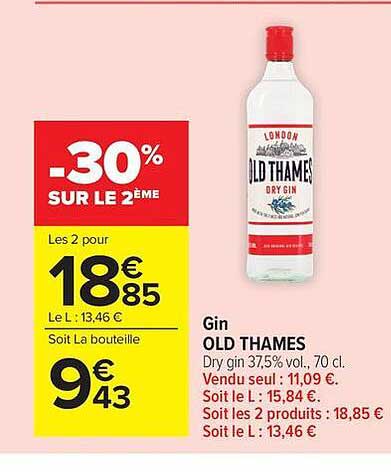 Gin OLD THAMES