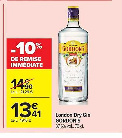 GORDON'S London Dry Gin
