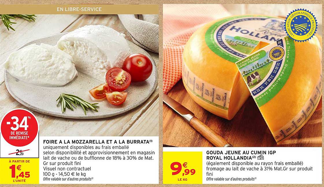 Gouda Jeune au Cumin IGP Royal Hollandia