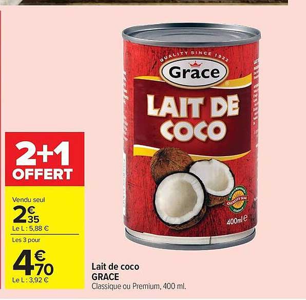 Grace Lait de coco