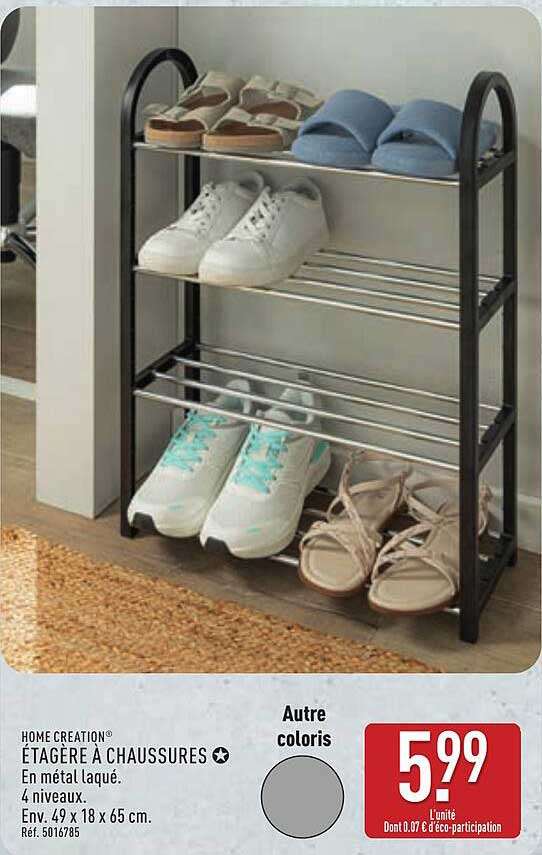 HOME CREATION ÉTAGÈRE À CHAUSSURES