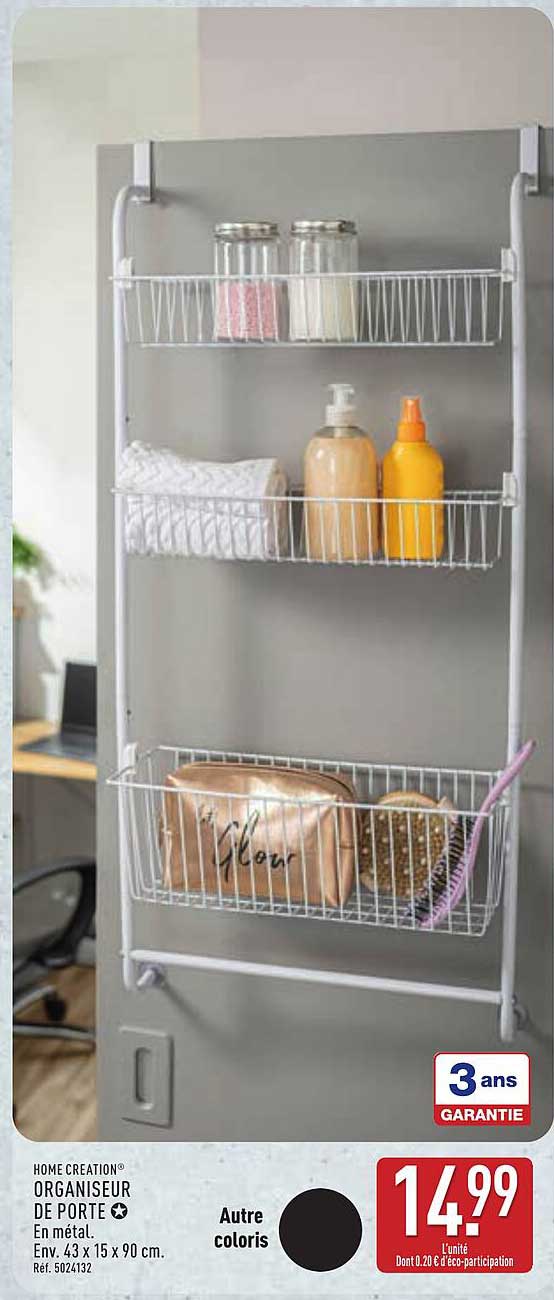 HOME CREATION Organiseur de porte