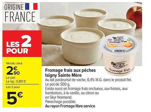 Isigny Sainte Mère fromagerie frais