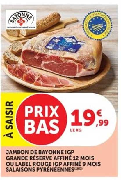 JAMBON DE BAYONNE IGP