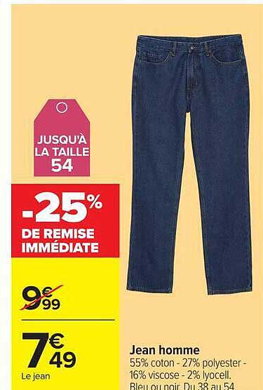 Jean homme