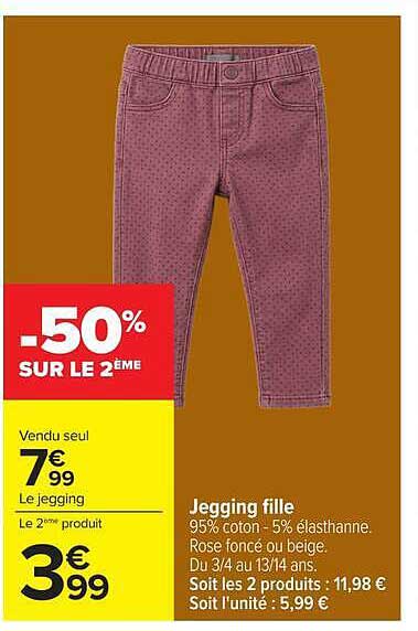 Jegging fille