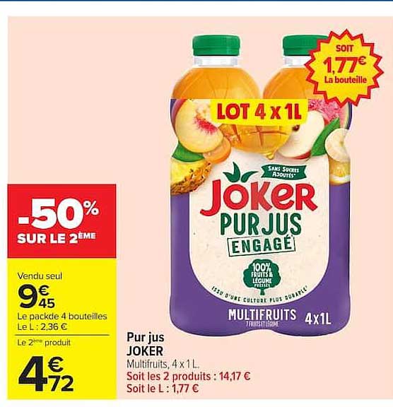 JOKER Pur Jus Engagé