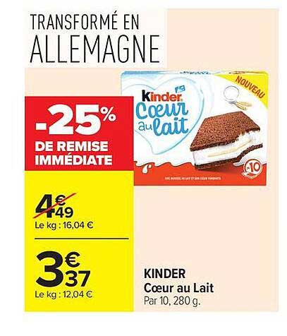 Kinder Coeur au Lait