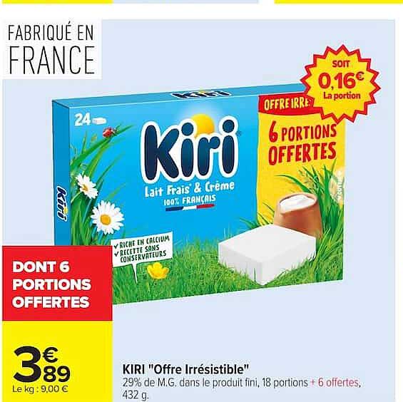 Kiri Lait Frais & Crème