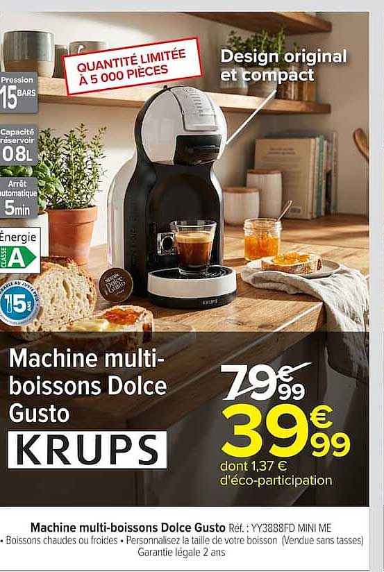 KRUPS Machine multi-boissons Dolce Gusto
