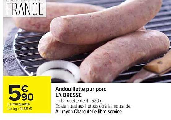 LA BRESSE Andouillette pur porc