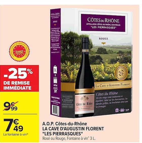 LA CAVE D'AUGUSTIN FLORENT "LES PIERRASQUES