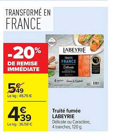Labeyrie Truite France