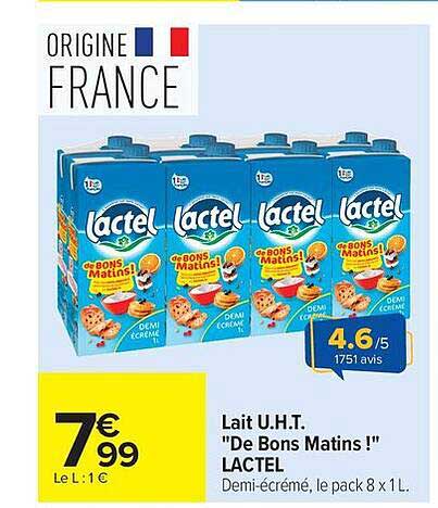 Lactel De Bons Matins !